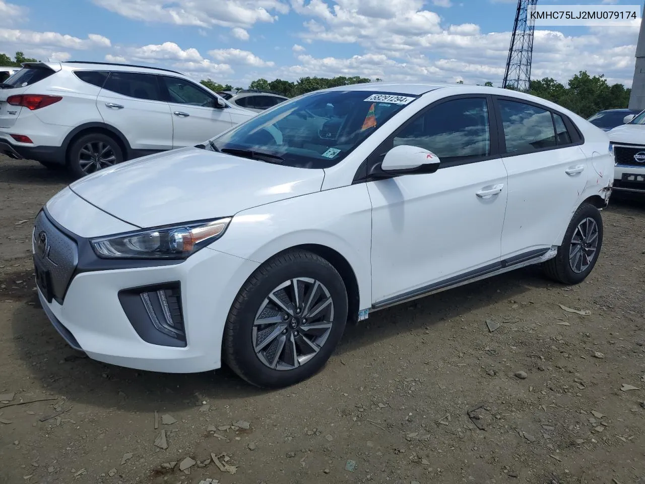 2021 Hyundai Ioniq Se VIN: KMHC75LJ2MU079174 Lot: 58291294