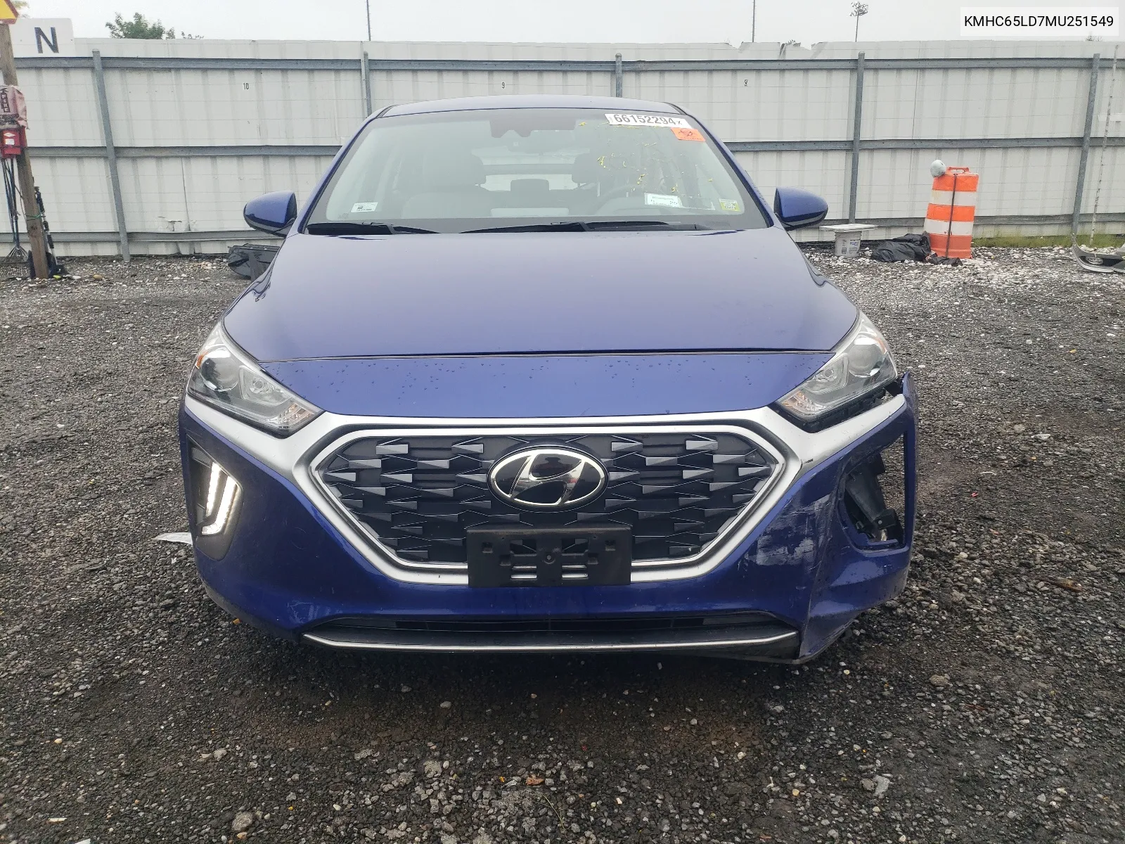 2021 Hyundai Ioniq Se VIN: KMHC65LD7MU251549 Lot: 66152294