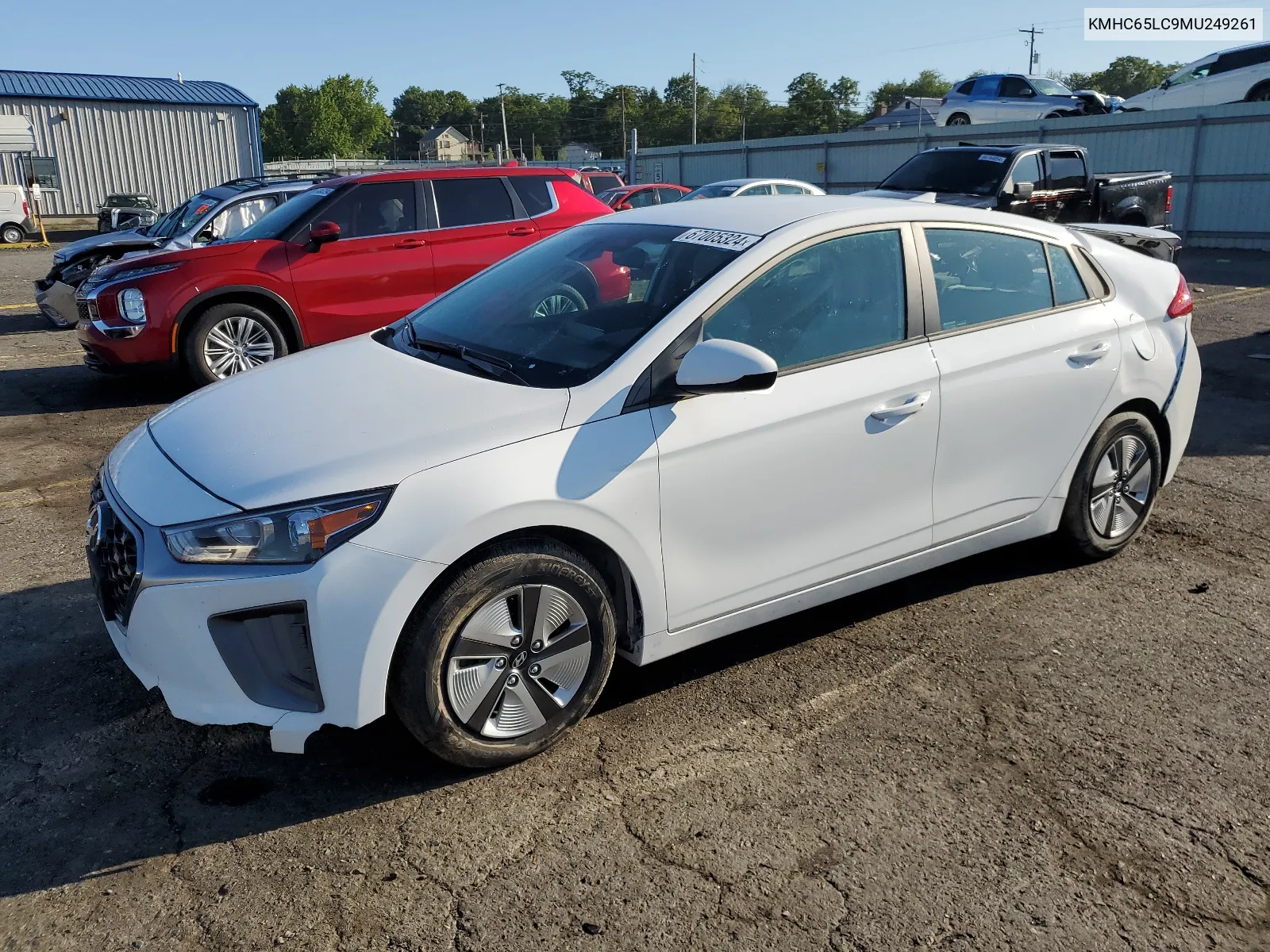 2021 Hyundai Ioniq Blue VIN: KMHC65LC9MU249261 Lot: 67005324