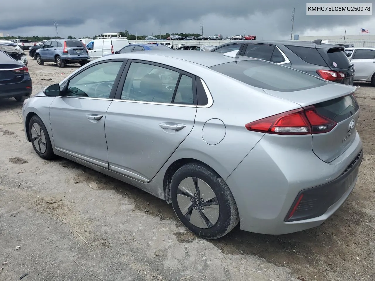 2021 Hyundai Ioniq Se VIN: KMHC75LC8MU250978 Lot: 69872514