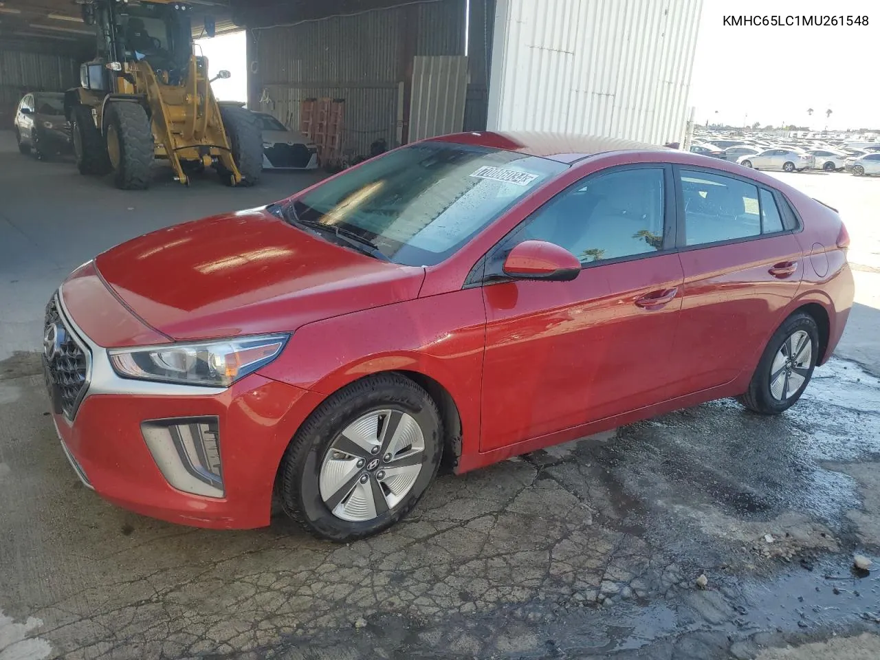 KMHC65LC1MU261548 2021 Hyundai Ioniq Blue