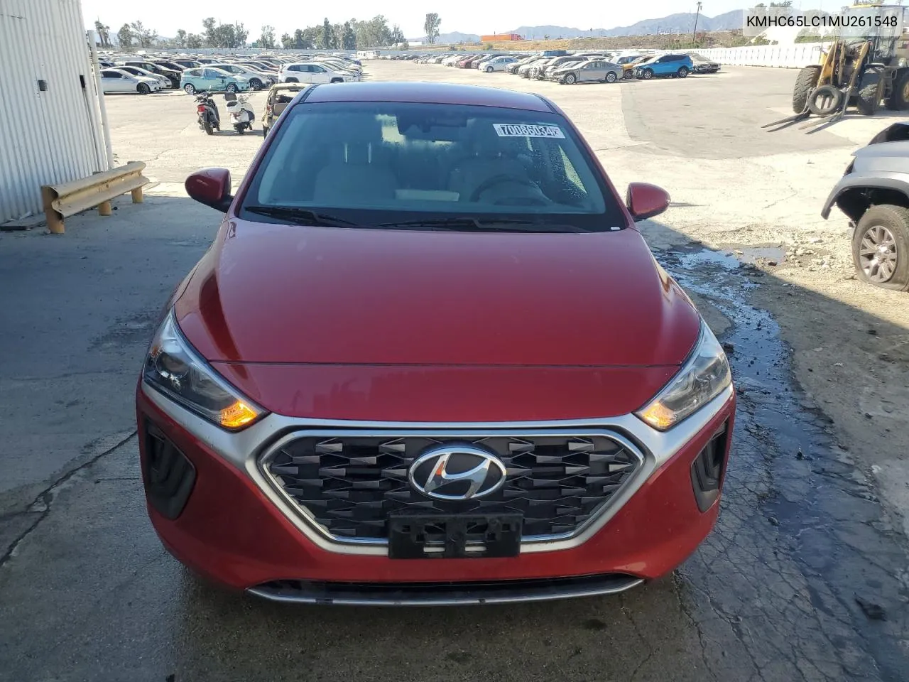 2021 Hyundai Ioniq Blue VIN: KMHC65LC1MU261548 Lot: 70086034