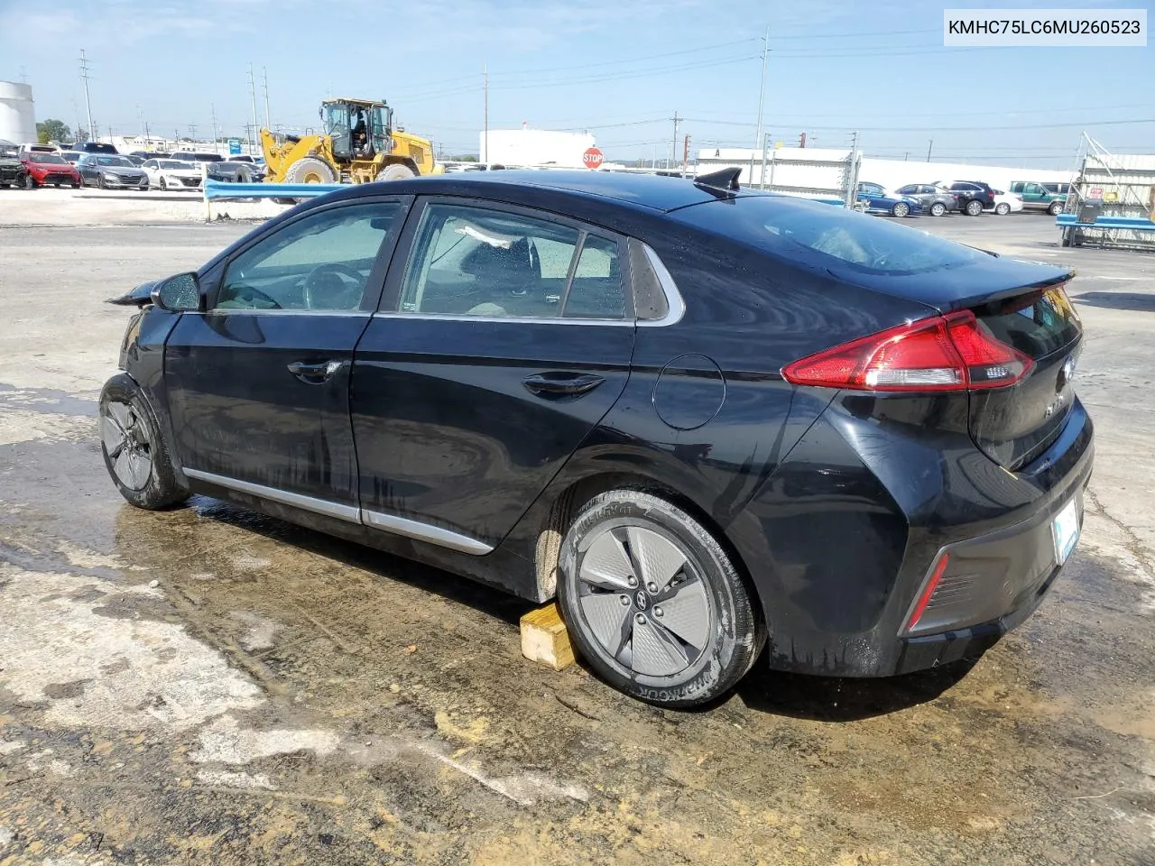 2021 Hyundai Ioniq Se VIN: KMHC75LC6MU260523 Lot: 70089714