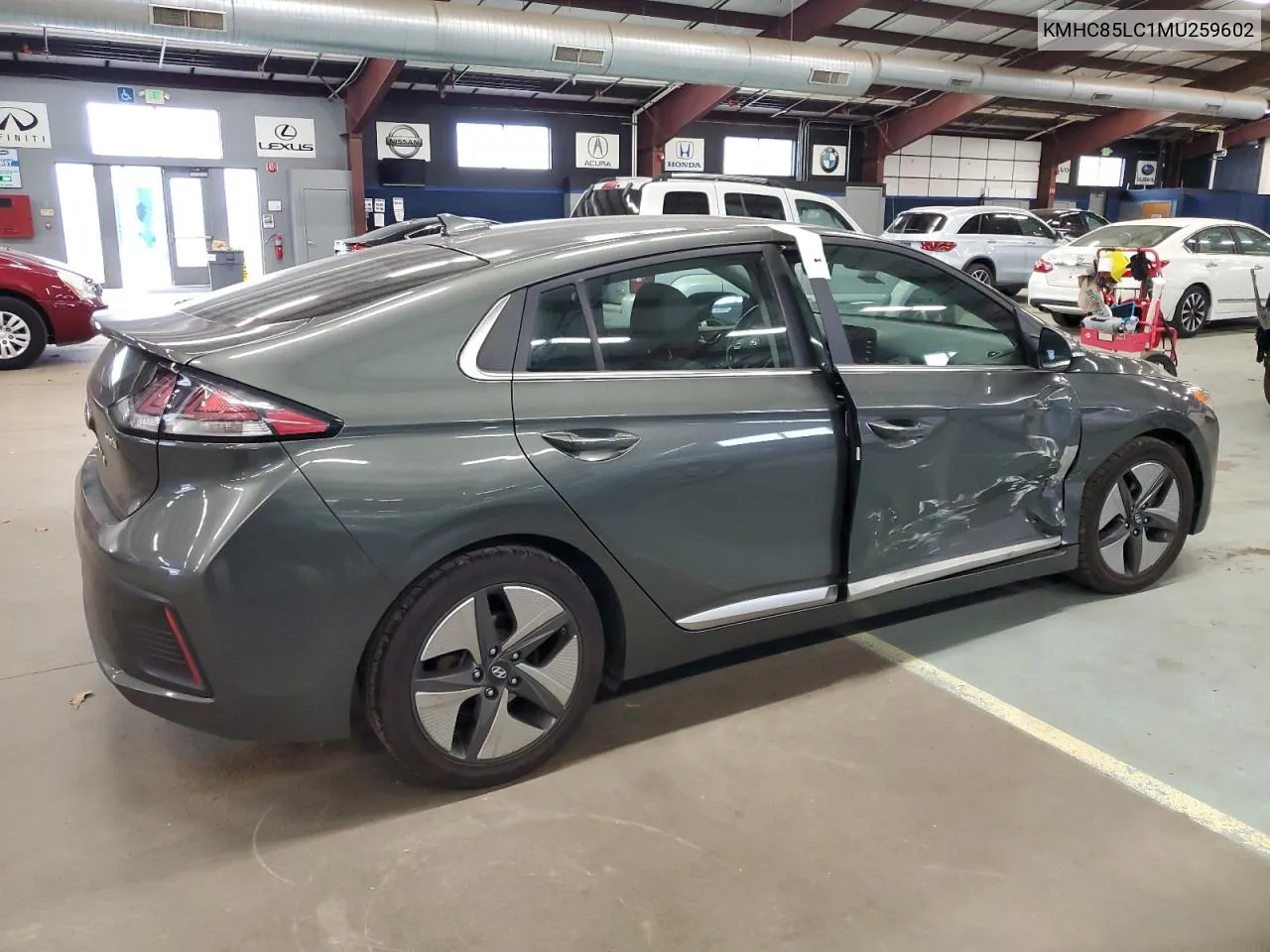 2021 Hyundai Ioniq Sel VIN: KMHC85LC1MU259602 Lot: 78221504