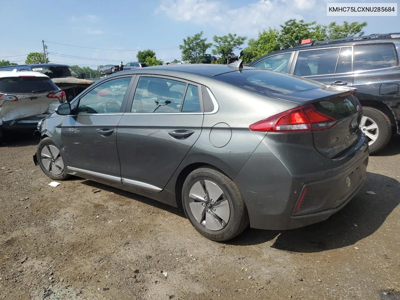 KMHC75LCXNU285684 2022 Hyundai Ioniq Se