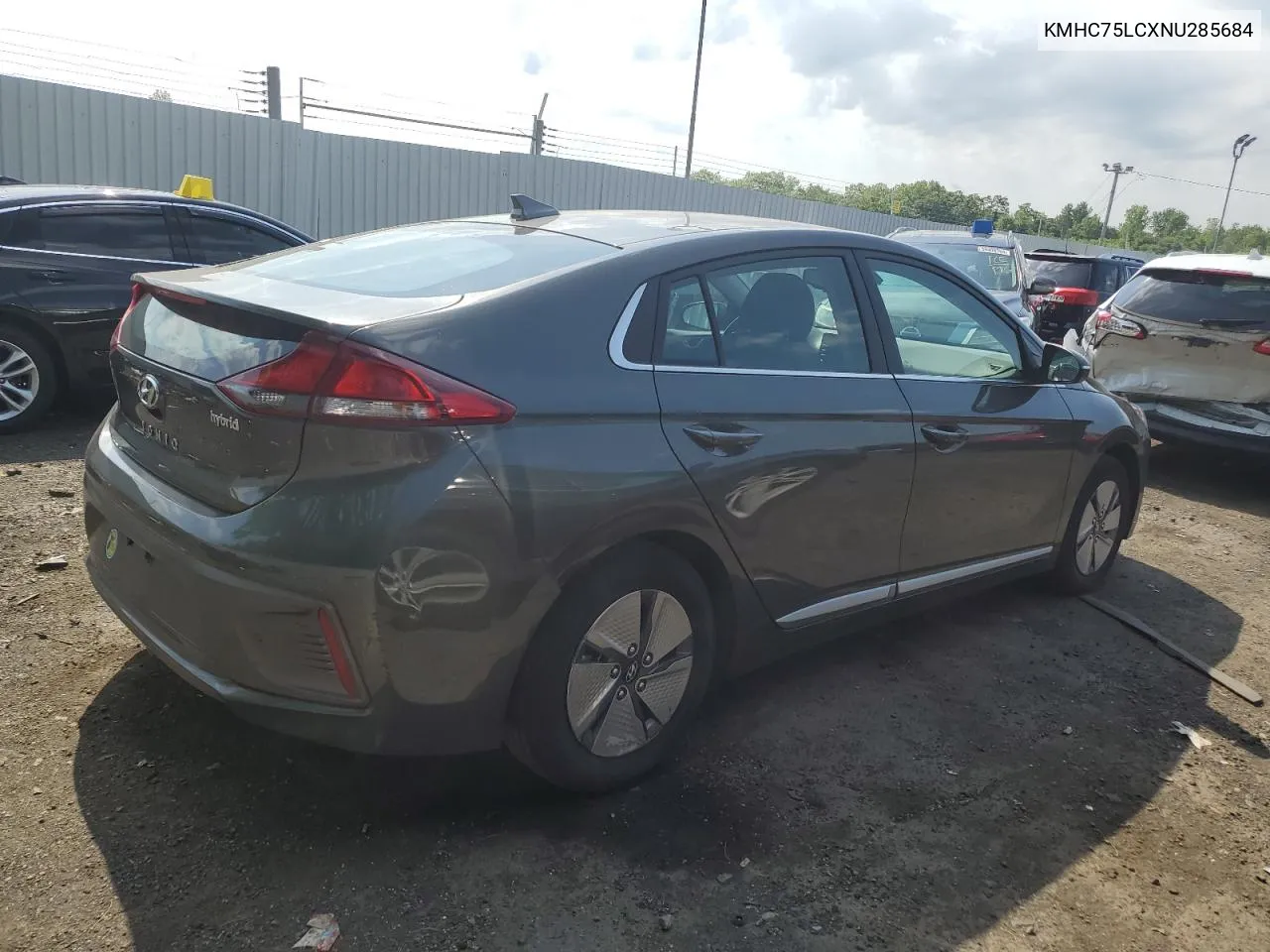 2022 Hyundai Ioniq Se VIN: KMHC75LCXNU285684 Lot: 58936824