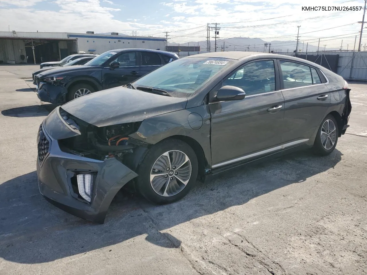 2022 Hyundai Ioniq Sel VIN: KMHC75LD7NU264557 Lot: 70674934