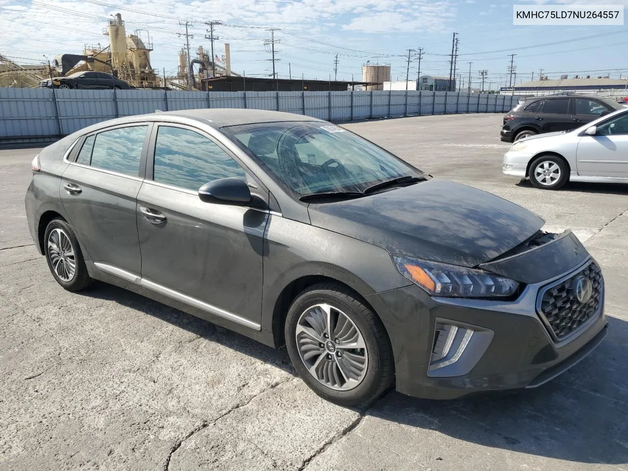 KMHC75LD7NU264557 2022 Hyundai Ioniq Sel