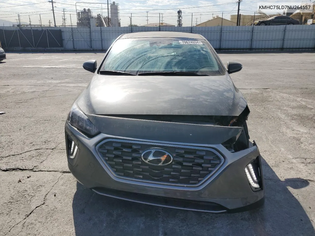 2022 Hyundai Ioniq Sel VIN: KMHC75LD7NU264557 Lot: 70674934