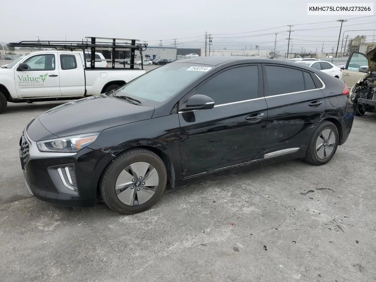 2022 Hyundai Ioniq Se VIN: KMHC75LC9NU273266 Lot: 75492514