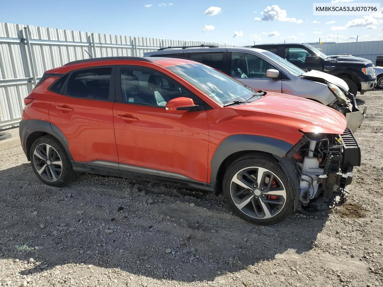 KM8K5CA53JU070796 2018 Hyundai Kona Ultimate