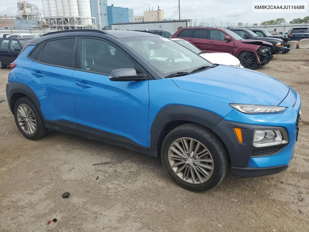 KM8K2CAA4JU116688 2018 Hyundai Kona Sel