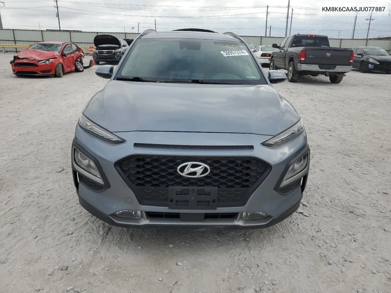 KM8K6CAA5JU077887 2018 Hyundai Kona Sel