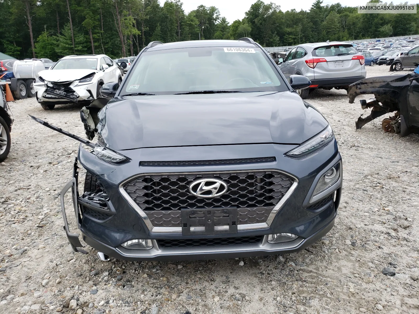 2018 Hyundai Kona Limited VIN: KM8K3CA5XJU095183 Lot: 66106364