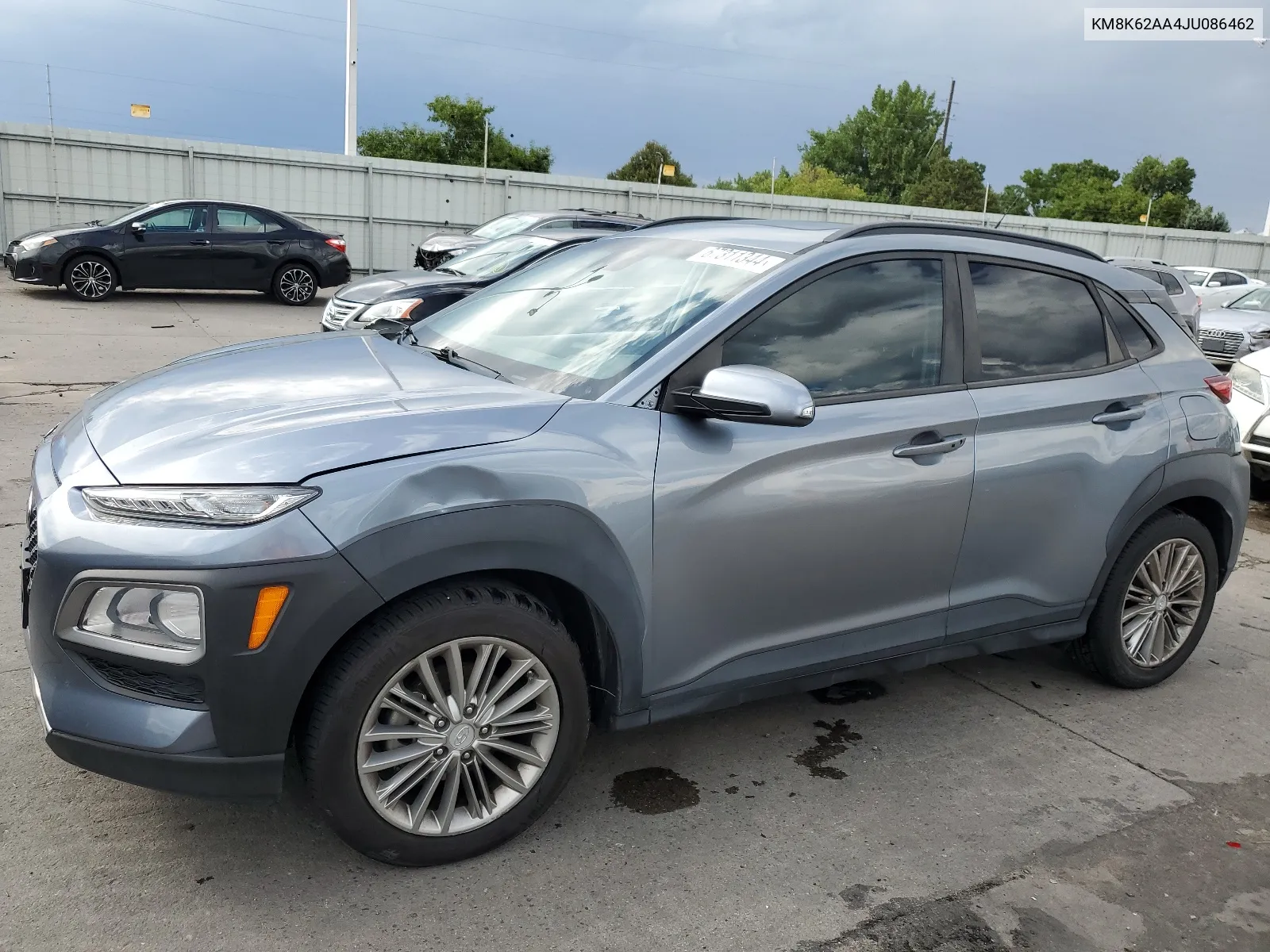 2018 Hyundai Kona Sel VIN: KM8K62AA4JU086462 Lot: 67311344