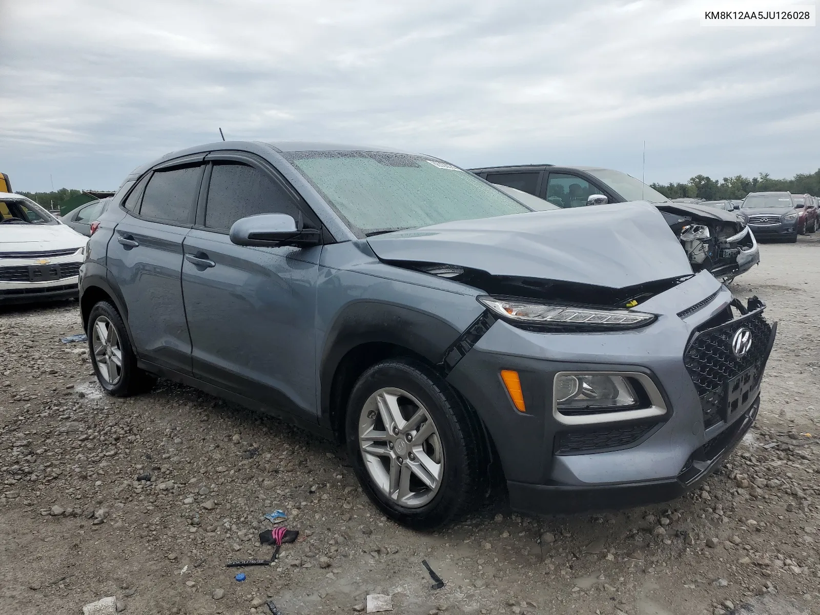 2018 Hyundai Kona Se VIN: KM8K12AA5JU126028 Lot: 68328974