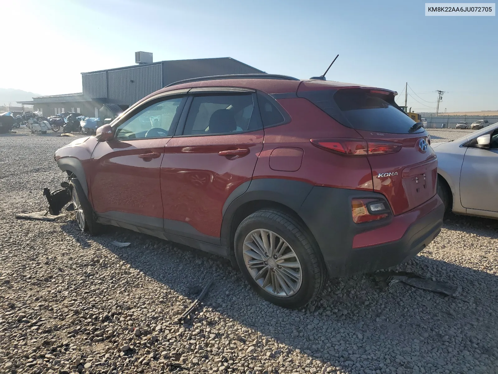 2018 Hyundai Kona Sel VIN: KM8K22AA6JU072705 Lot: 68342614