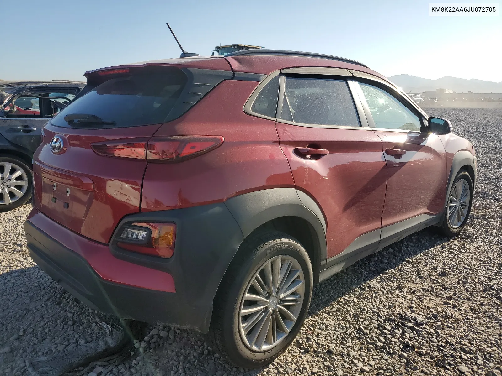 KM8K22AA6JU072705 2018 Hyundai Kona Sel