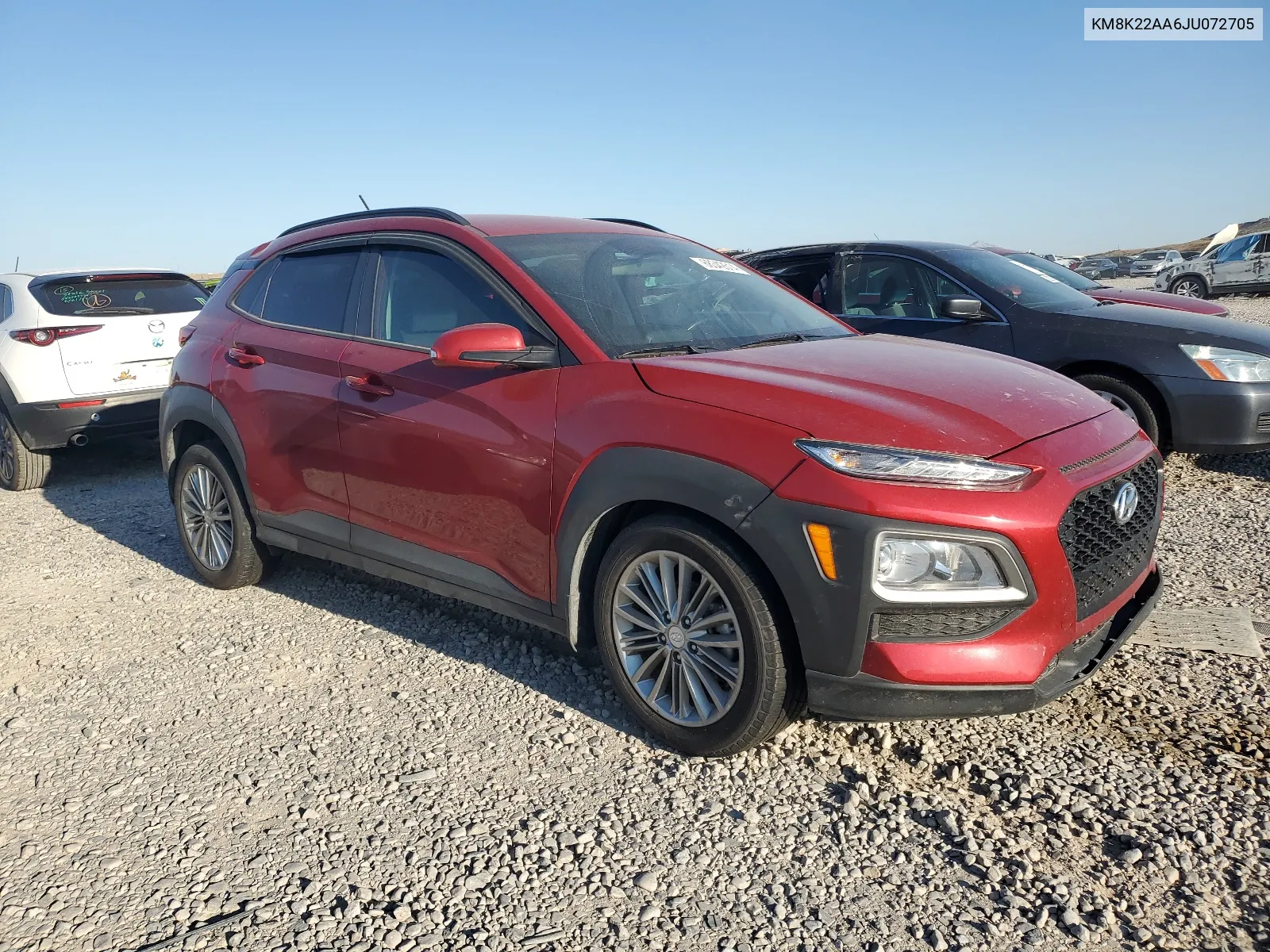 KM8K22AA6JU072705 2018 Hyundai Kona Sel