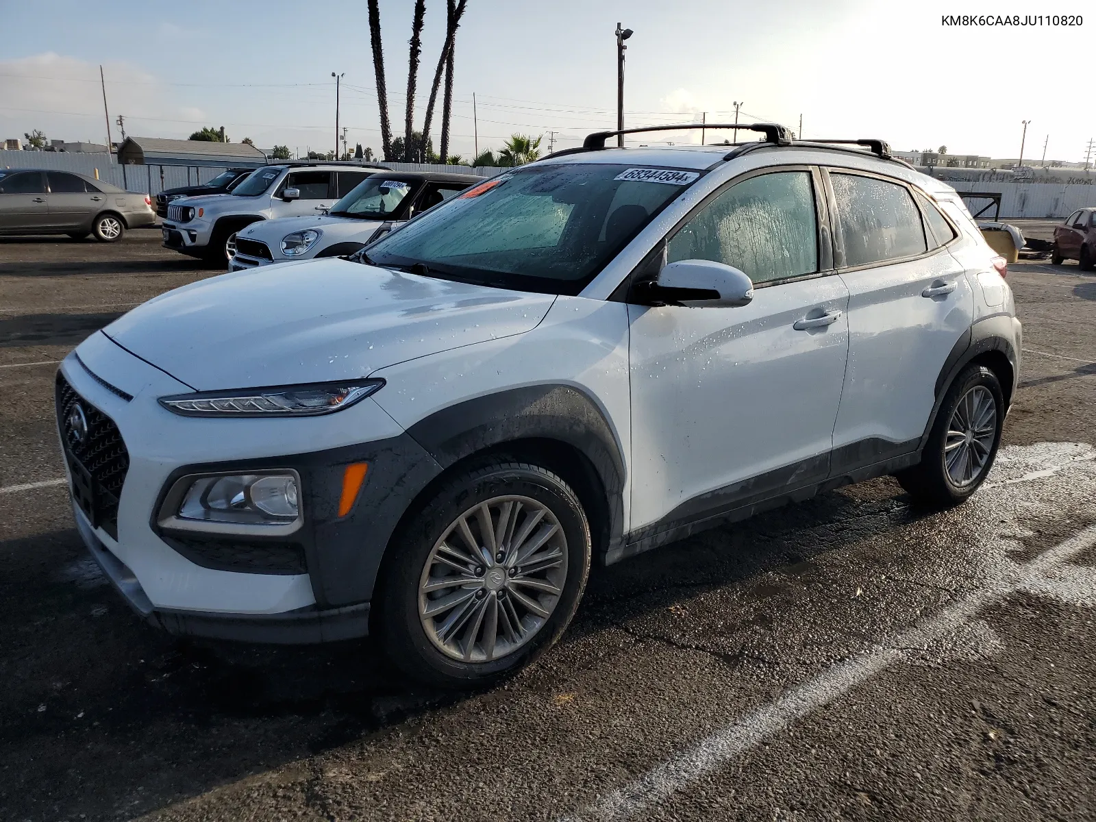 KM8K6CAA8JU110820 2018 Hyundai Kona Sel