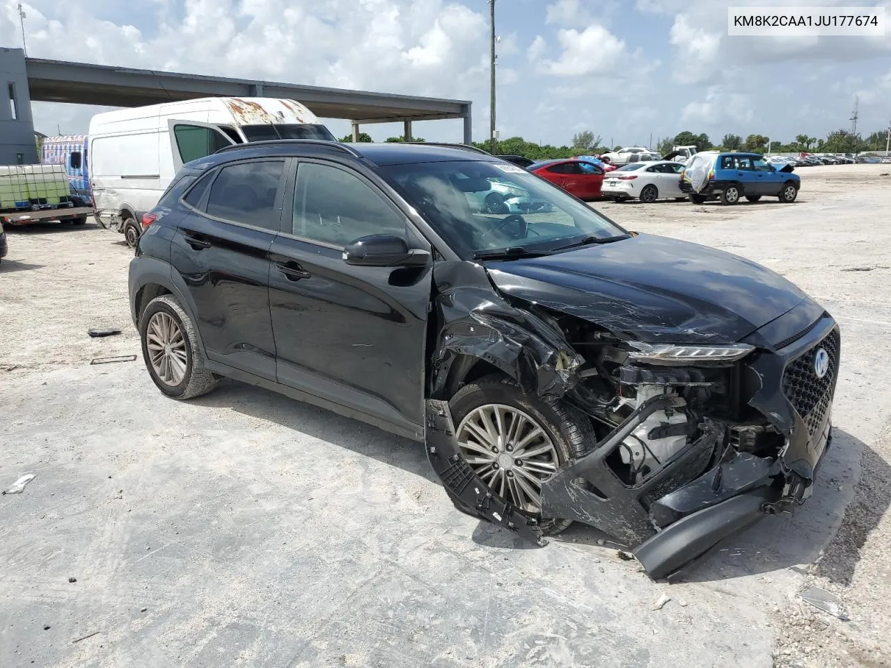 KM8K2CAA1JU177674 2018 Hyundai Kona Sel