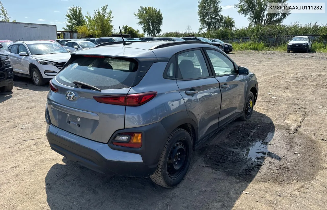 KM8K12AAXJU111282 2018 Hyundai Kona Se