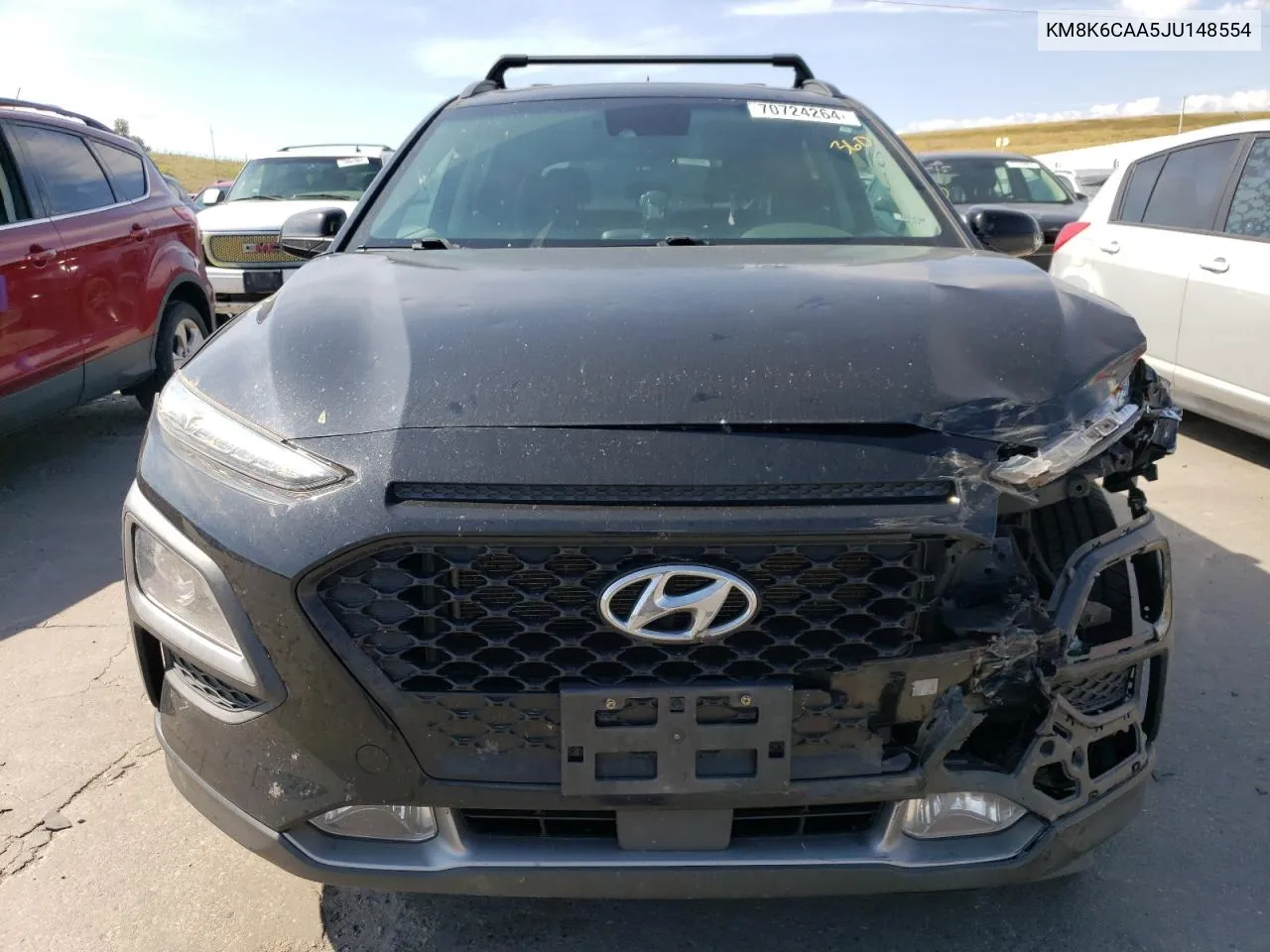 2018 Hyundai Kona Sel VIN: KM8K6CAA5JU148554 Lot: 70724264