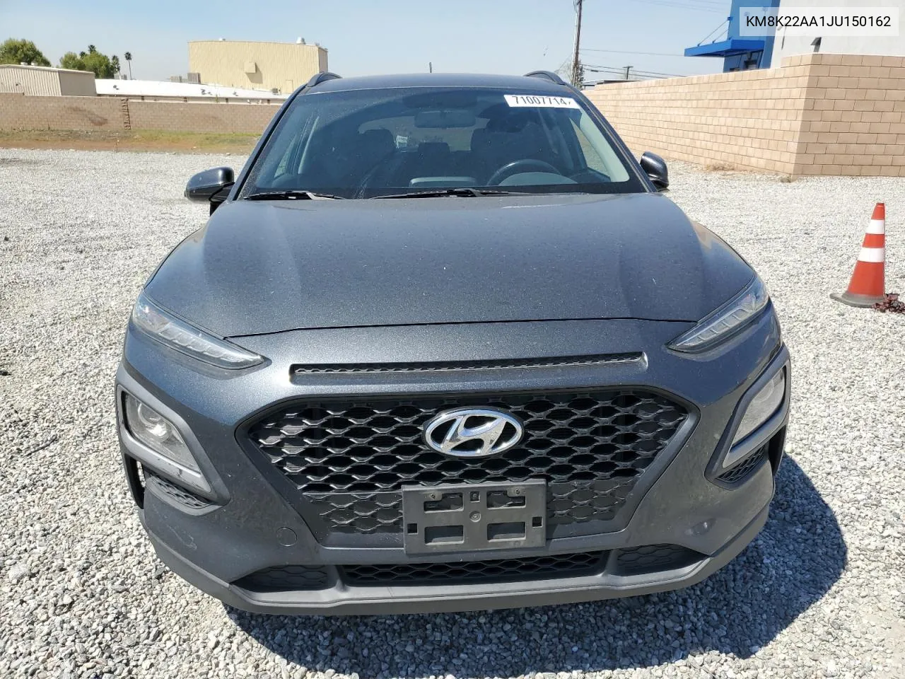 2018 Hyundai Kona Sel VIN: KM8K22AA1JU150162 Lot: 71007714