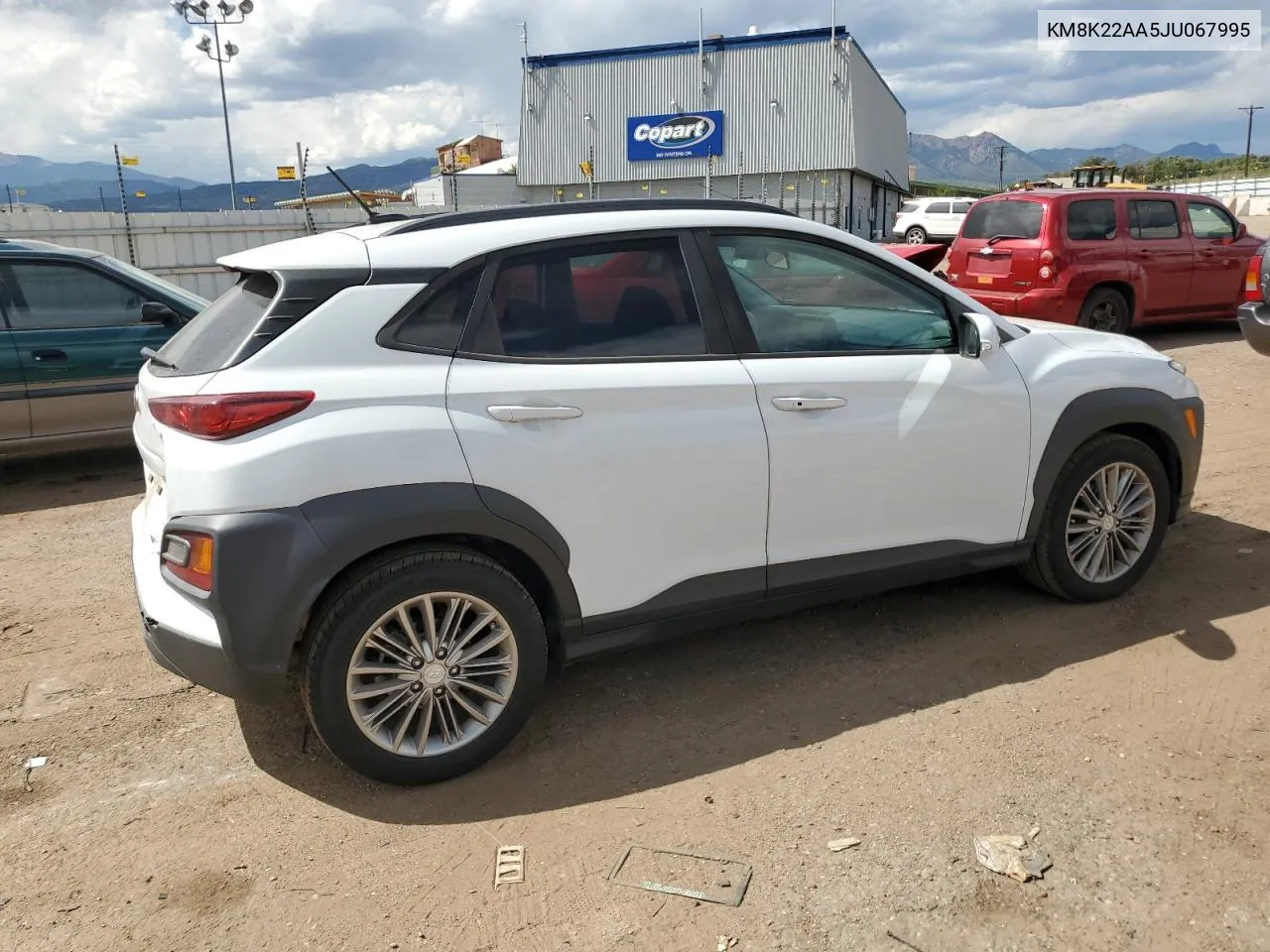 2018 Hyundai Kona Sel VIN: KM8K22AA5JU067995 Lot: 71060344