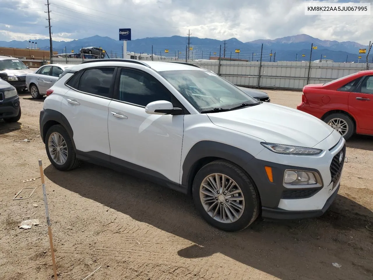 2018 Hyundai Kona Sel VIN: KM8K22AA5JU067995 Lot: 71060344