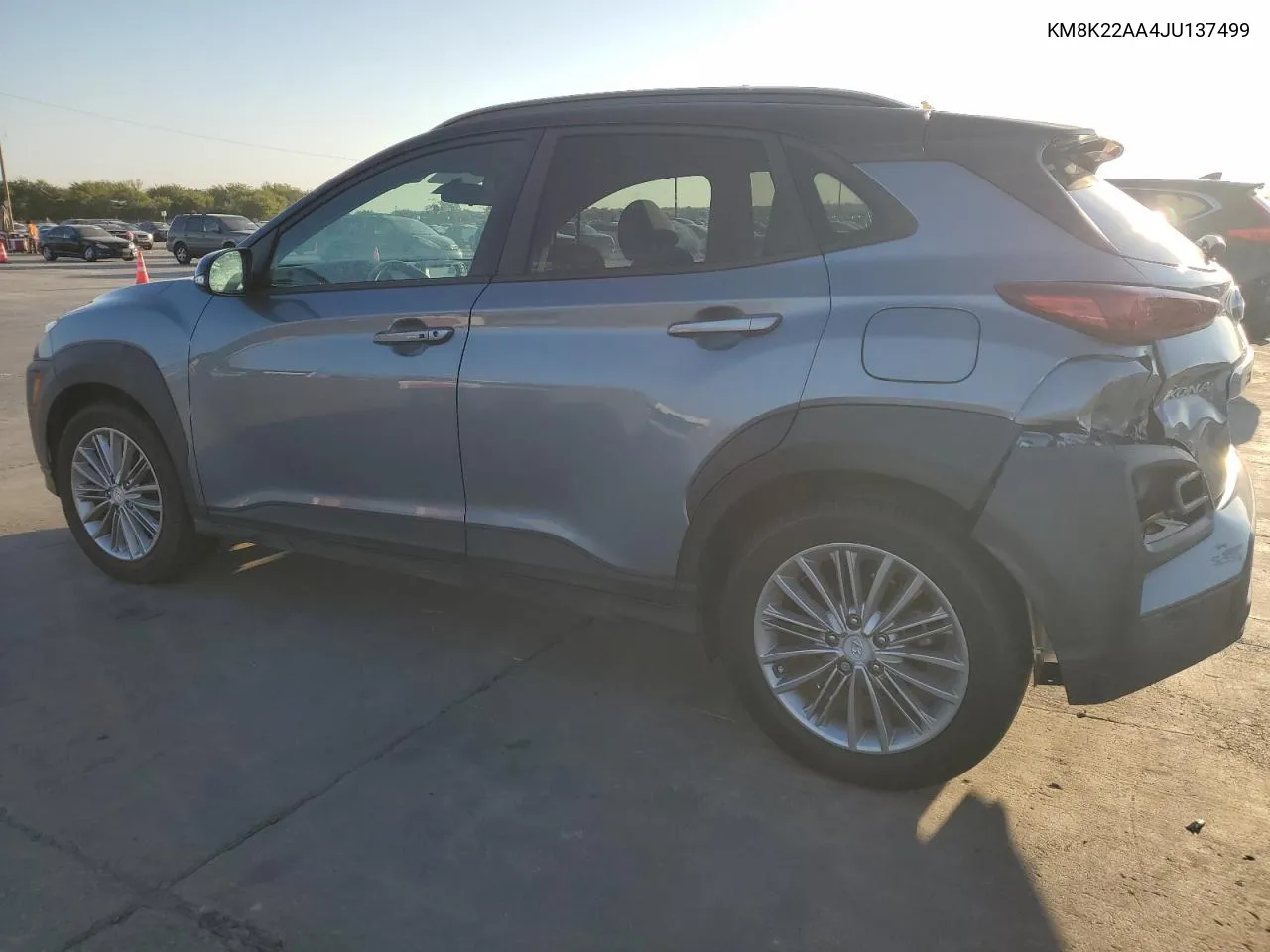 KM8K22AA4JU137499 2018 Hyundai Kona Sel