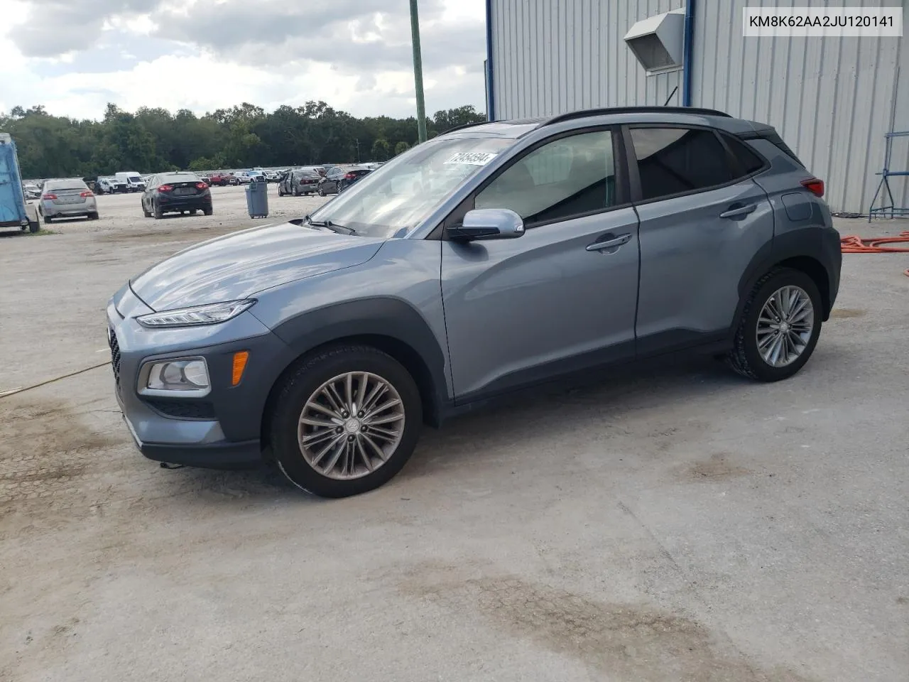 2018 Hyundai Kona Sel VIN: KM8K62AA2JU120141 Lot: 72454594