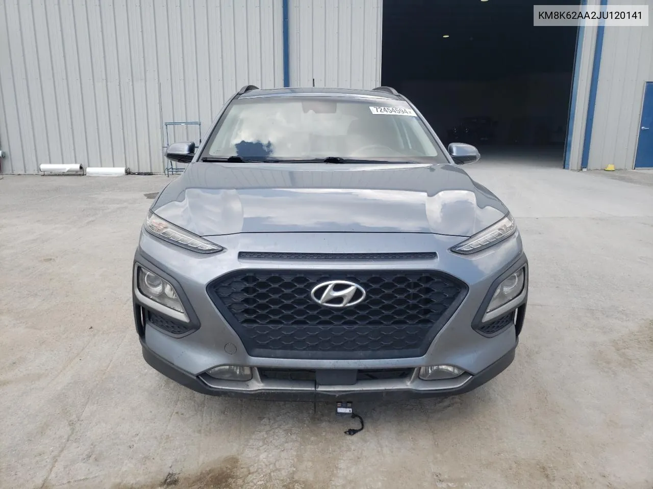 2018 Hyundai Kona Sel VIN: KM8K62AA2JU120141 Lot: 72454594