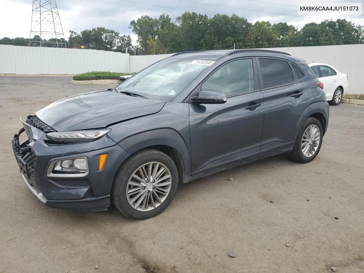 2018 Hyundai Kona Sel VIN: KM8K6CAA4JU151073 Lot: 73536204