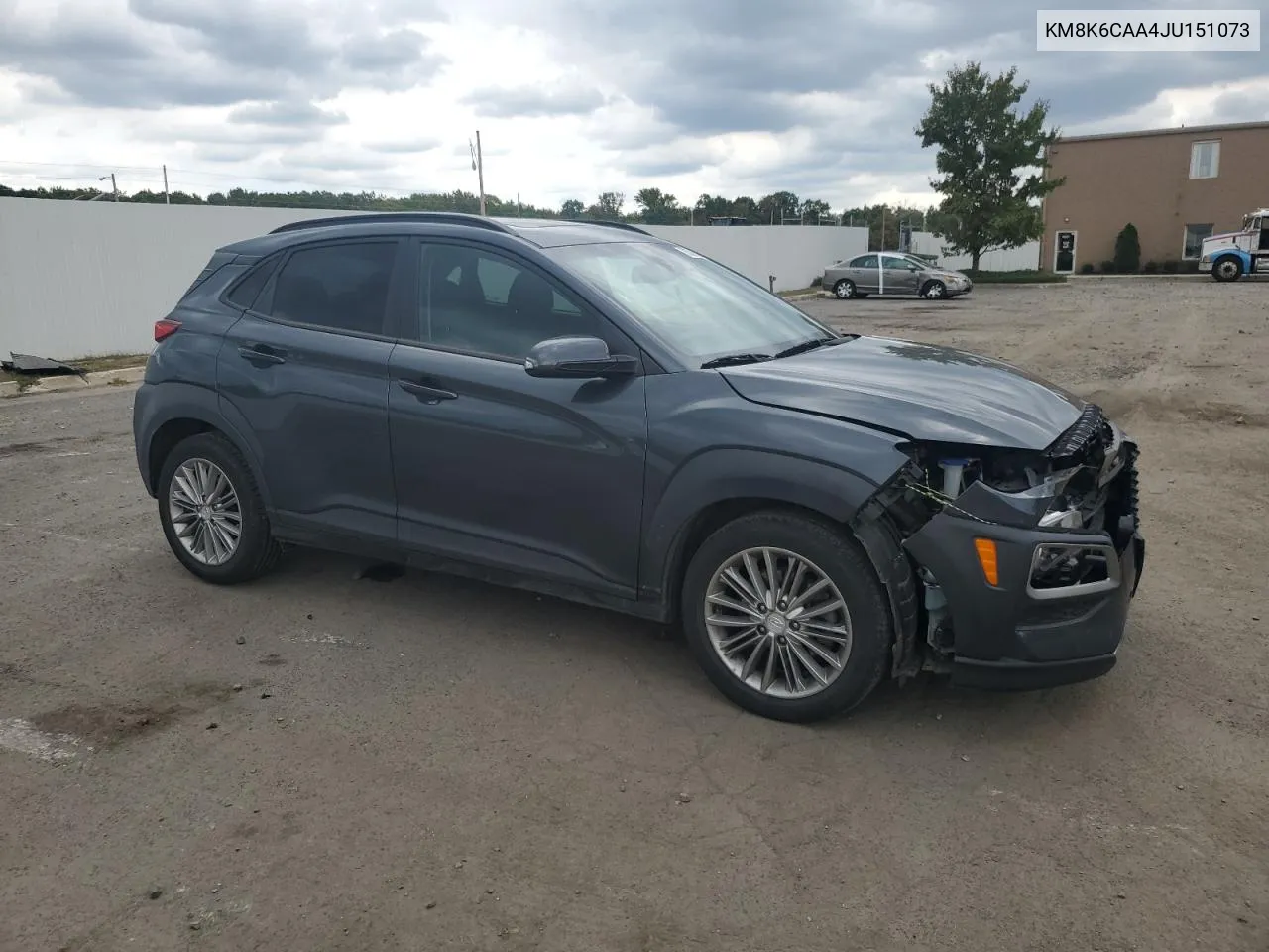 2018 Hyundai Kona Sel VIN: KM8K6CAA4JU151073 Lot: 73536204