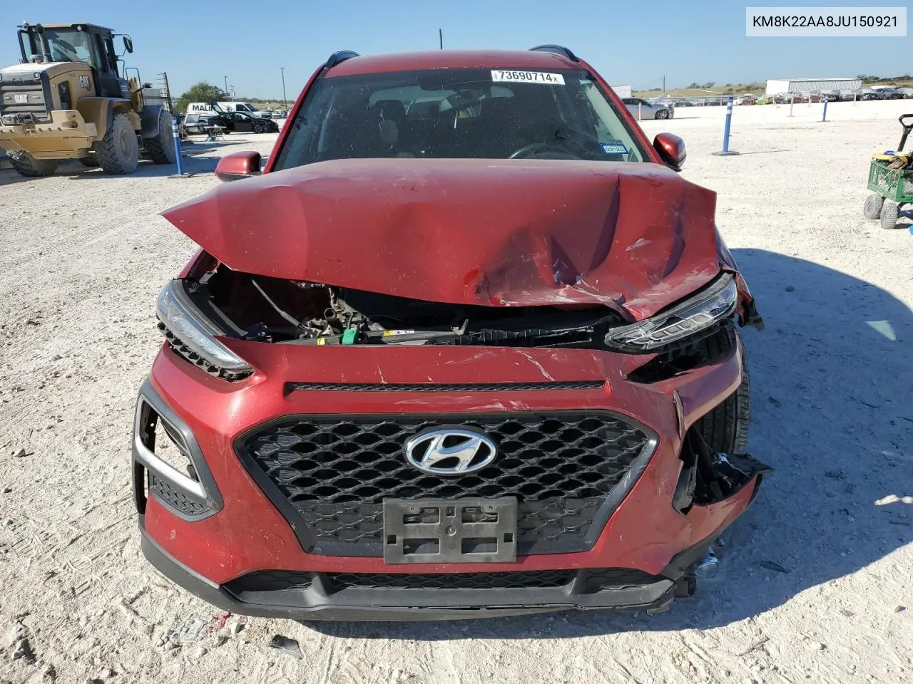 2018 Hyundai Kona Sel VIN: KM8K22AA8JU150921 Lot: 73690714