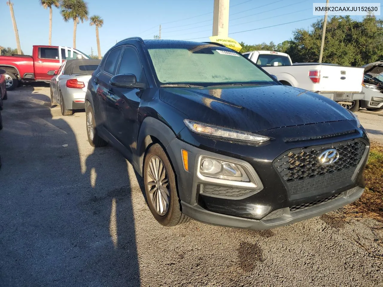 2018 Hyundai Kona Sel VIN: KM8K2CAAXJU152630 Lot: 73988594