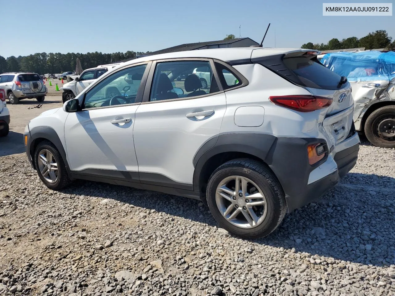 2018 Hyundai Kona Se VIN: KM8K12AA0JU091222 Lot: 74841194