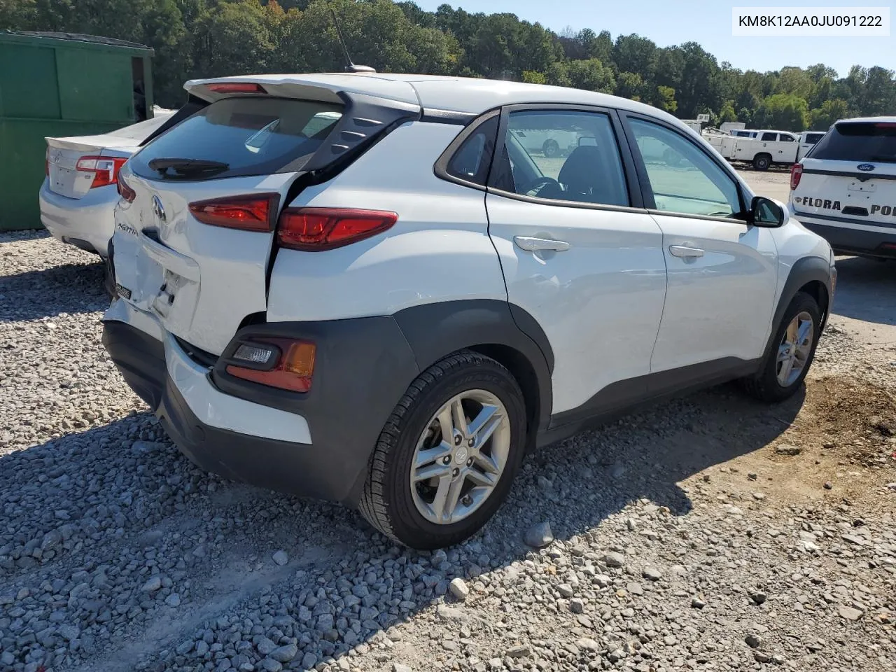 2018 Hyundai Kona Se VIN: KM8K12AA0JU091222 Lot: 74841194