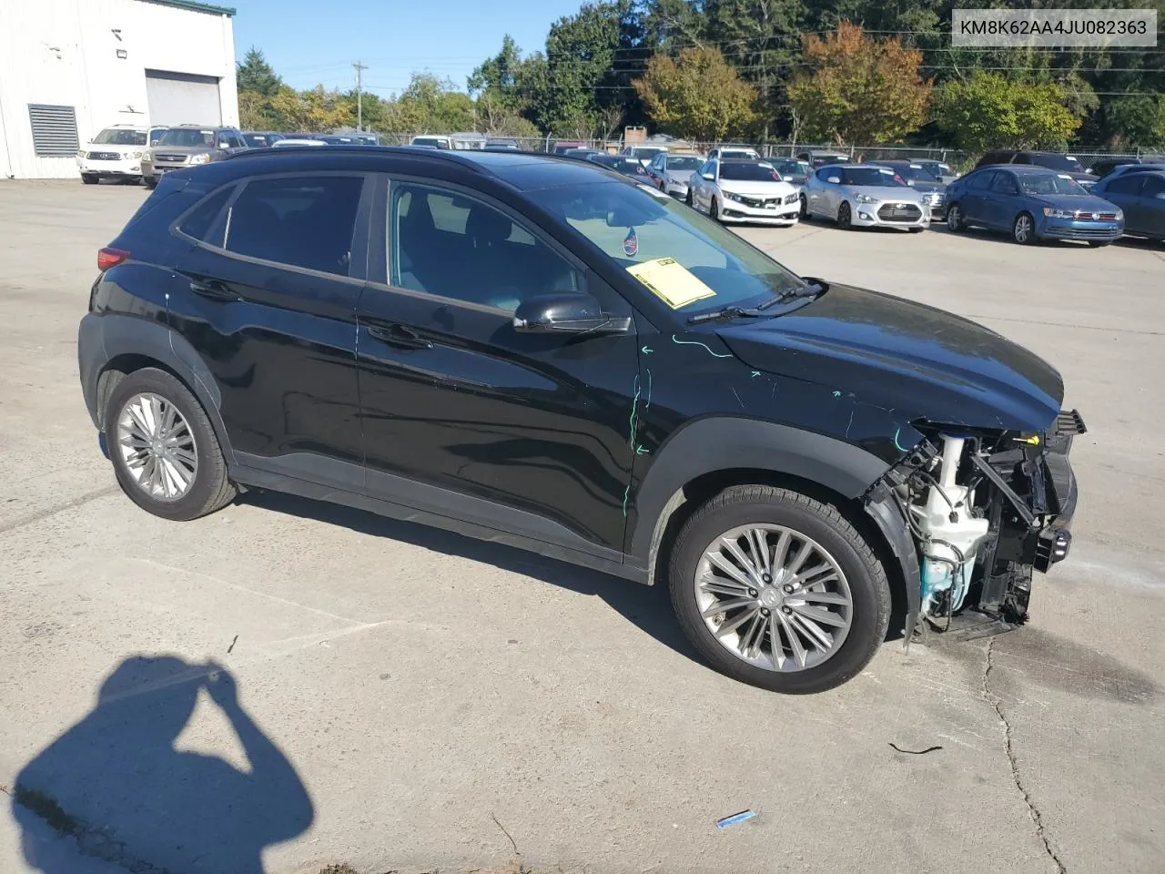 2018 Hyundai Kona Sel VIN: KM8K62AA4JU082363 Lot: 75511104