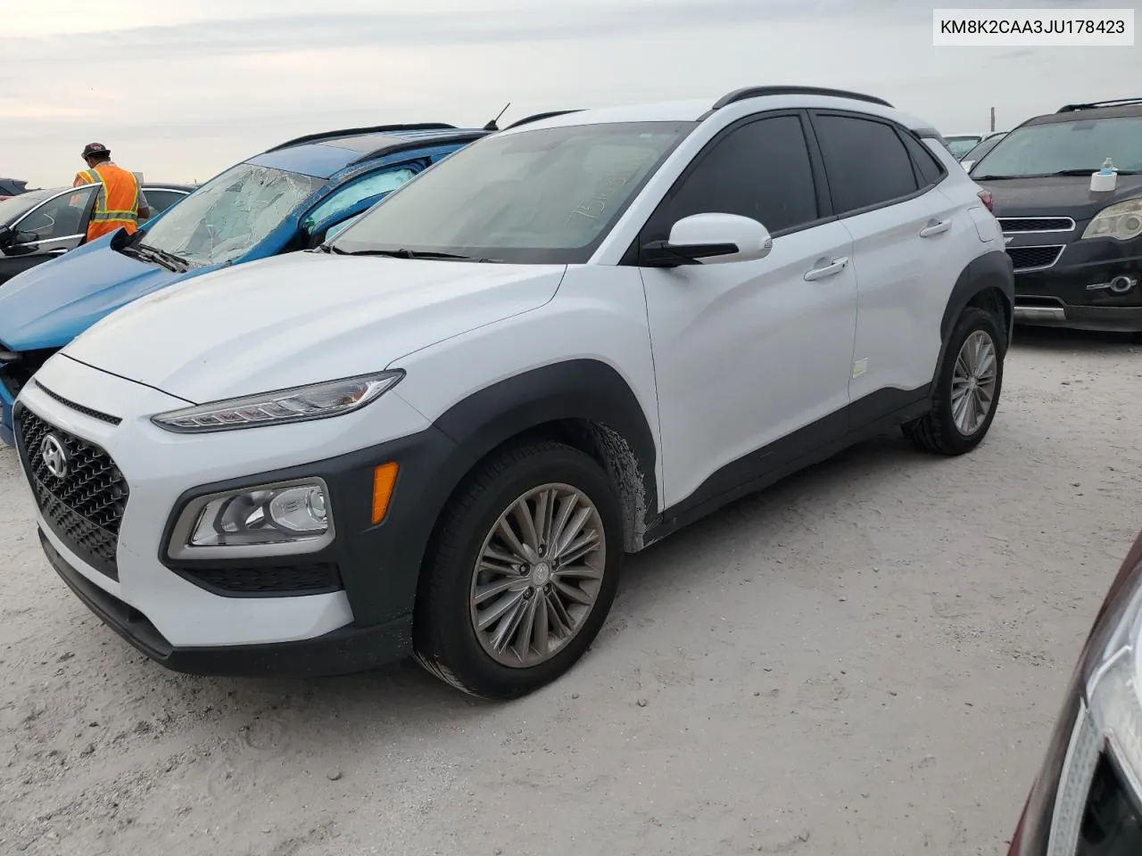 2018 Hyundai Kona Sel VIN: KM8K2CAA3JU178423 Lot: 75631674