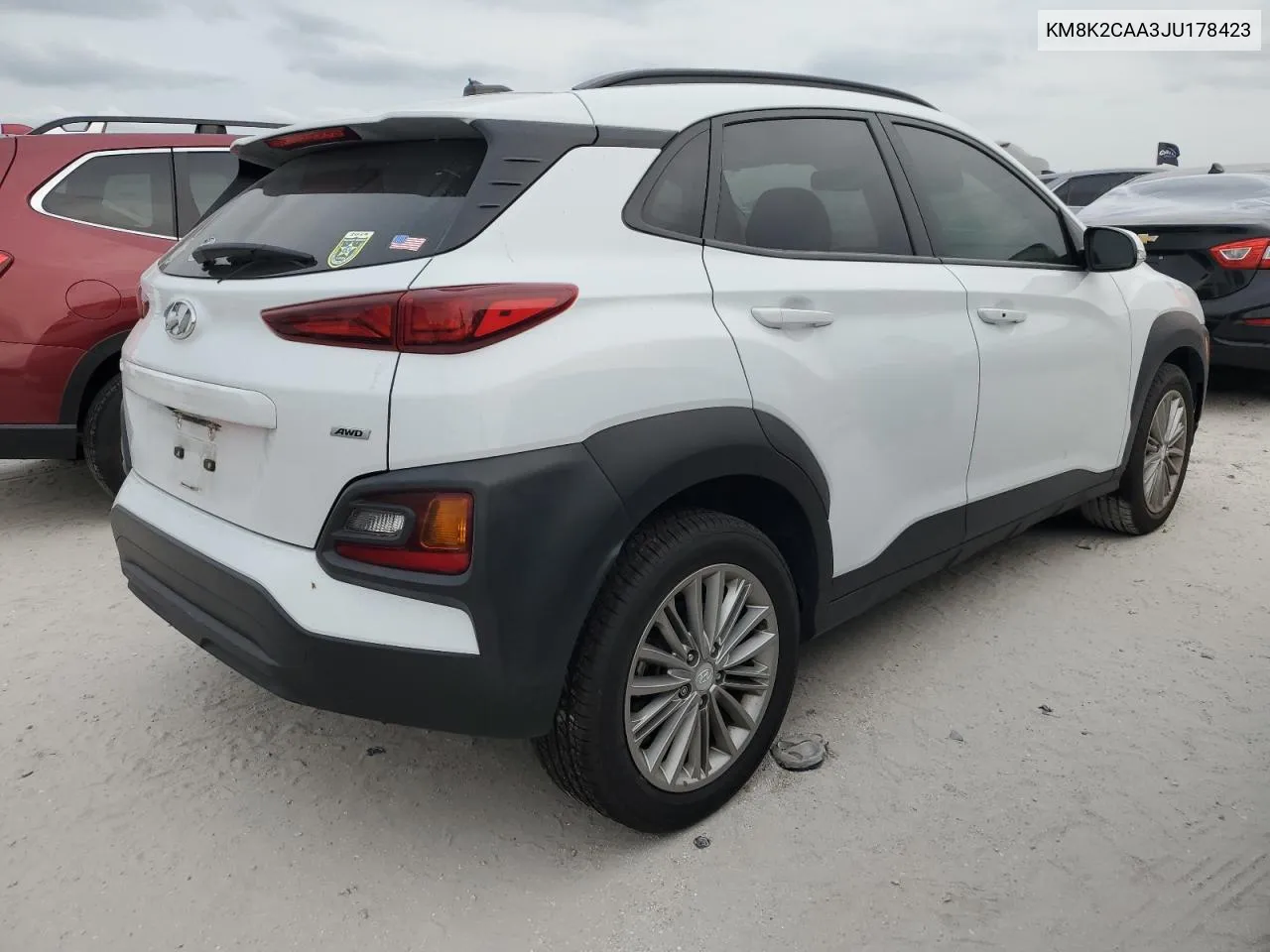 2018 Hyundai Kona Sel VIN: KM8K2CAA3JU178423 Lot: 75631674