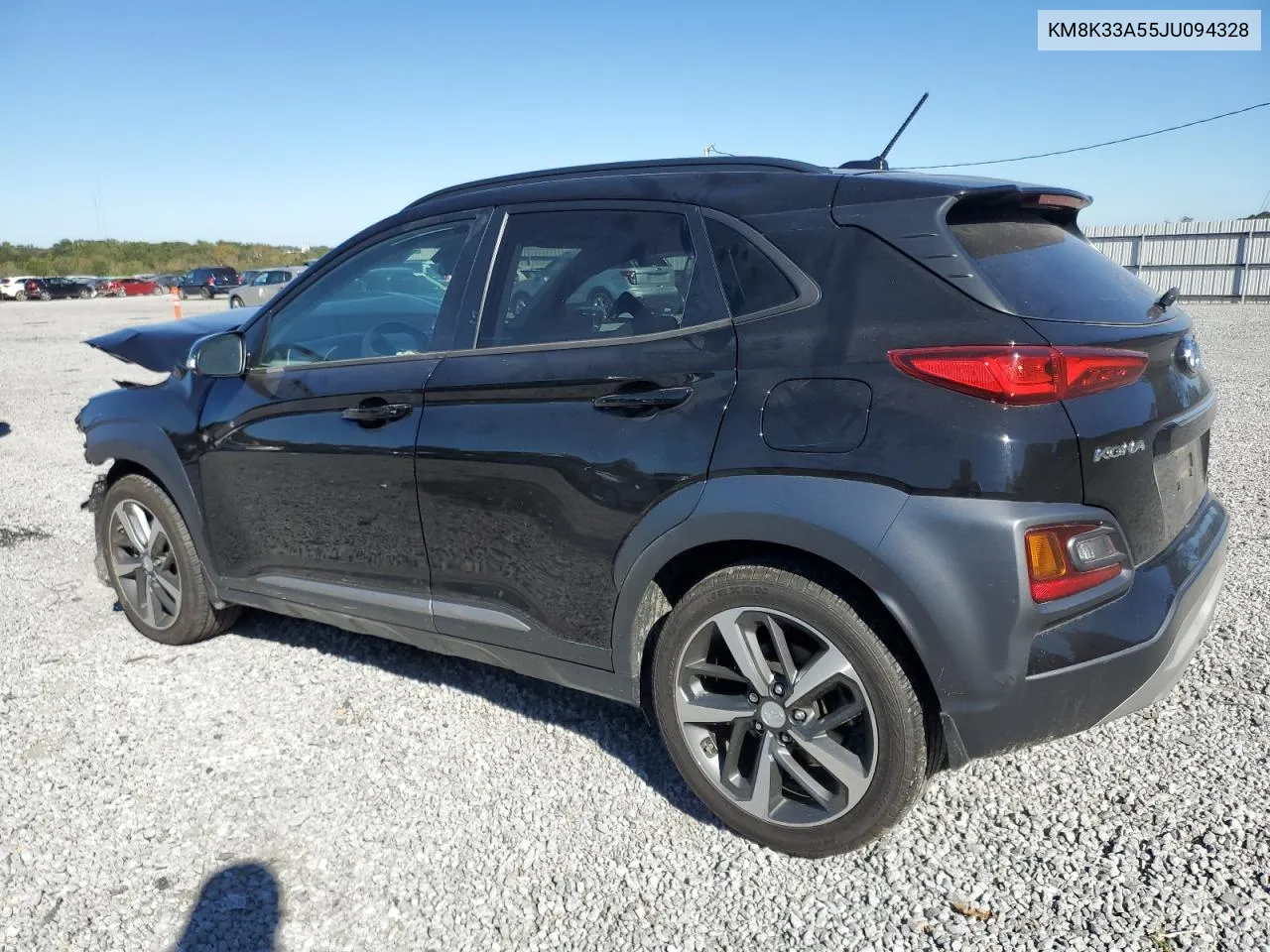 2018 Hyundai Kona Limited VIN: KM8K33A55JU094328 Lot: 75715604