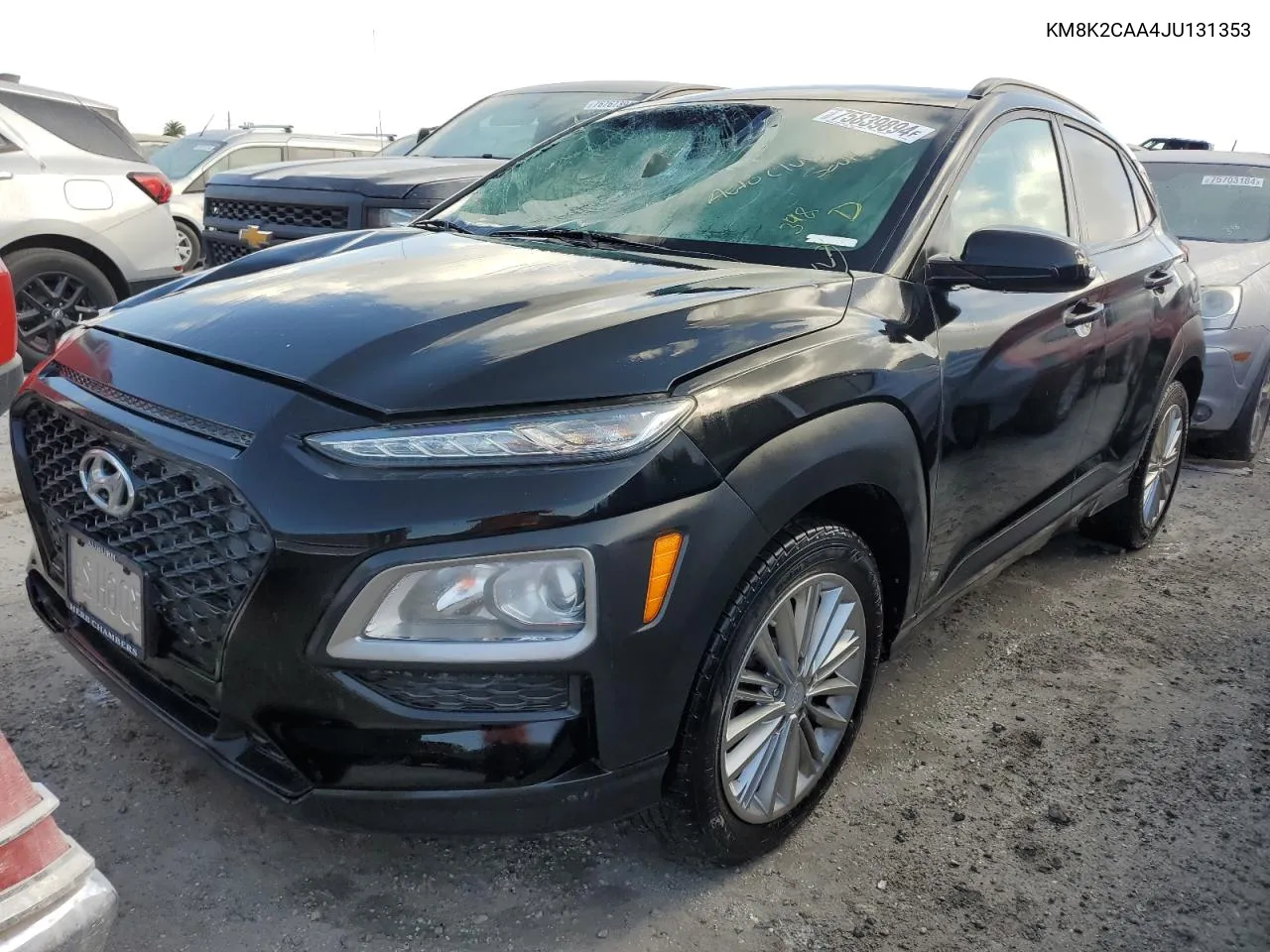 2018 Hyundai Kona Sel VIN: KM8K2CAA4JU131353 Lot: 75839894