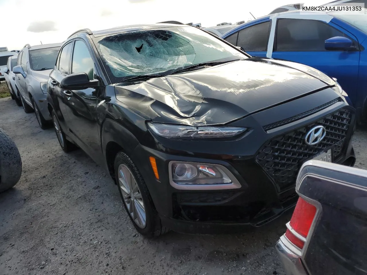 2018 Hyundai Kona Sel VIN: KM8K2CAA4JU131353 Lot: 75839894