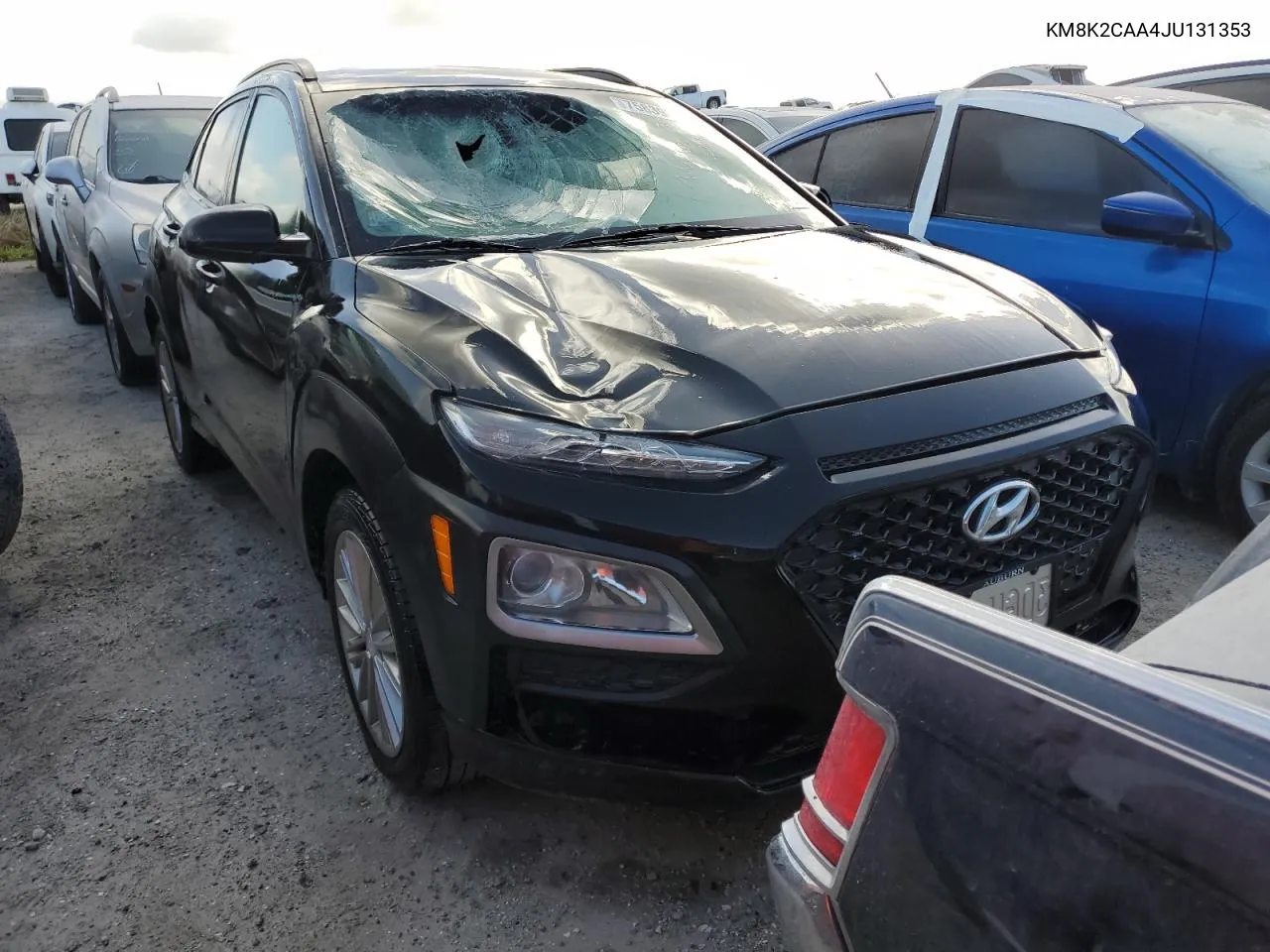 2018 Hyundai Kona Sel VIN: KM8K2CAA4JU131353 Lot: 75839894