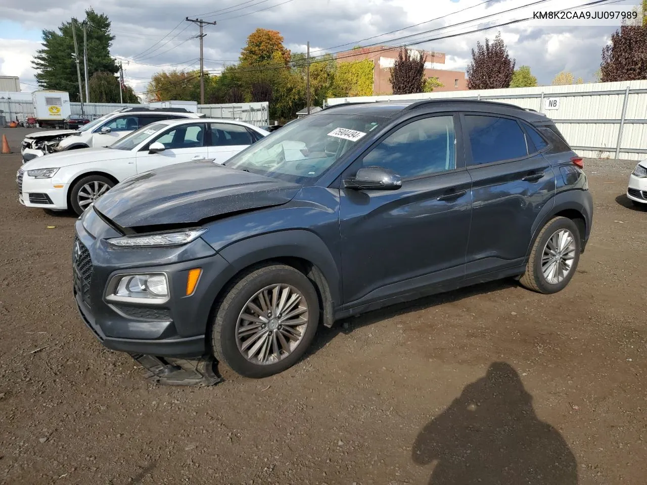 2018 Hyundai Kona Sel VIN: KM8K2CAA9JU097989 Lot: 75904494