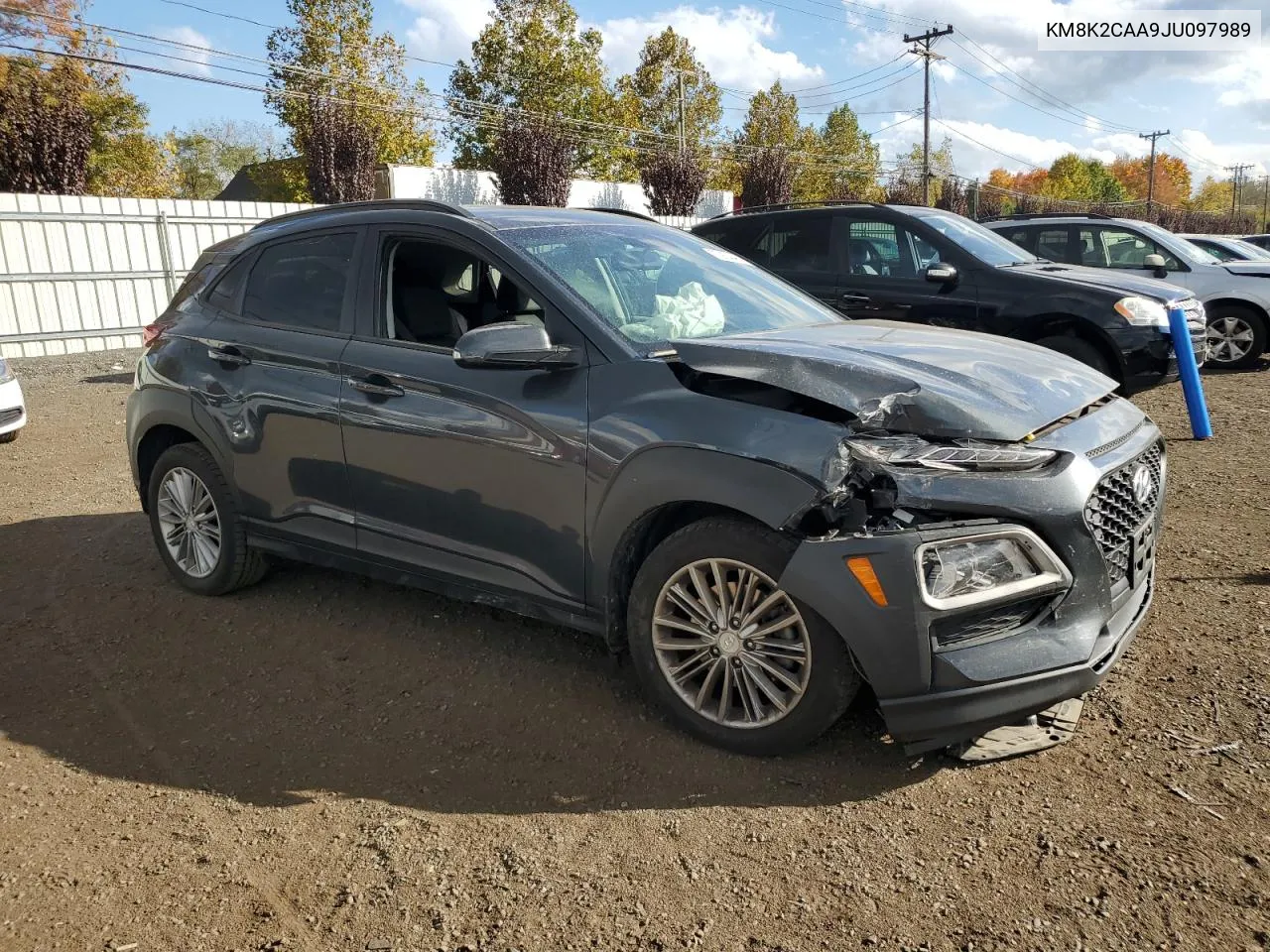 2018 Hyundai Kona Sel VIN: KM8K2CAA9JU097989 Lot: 75904494