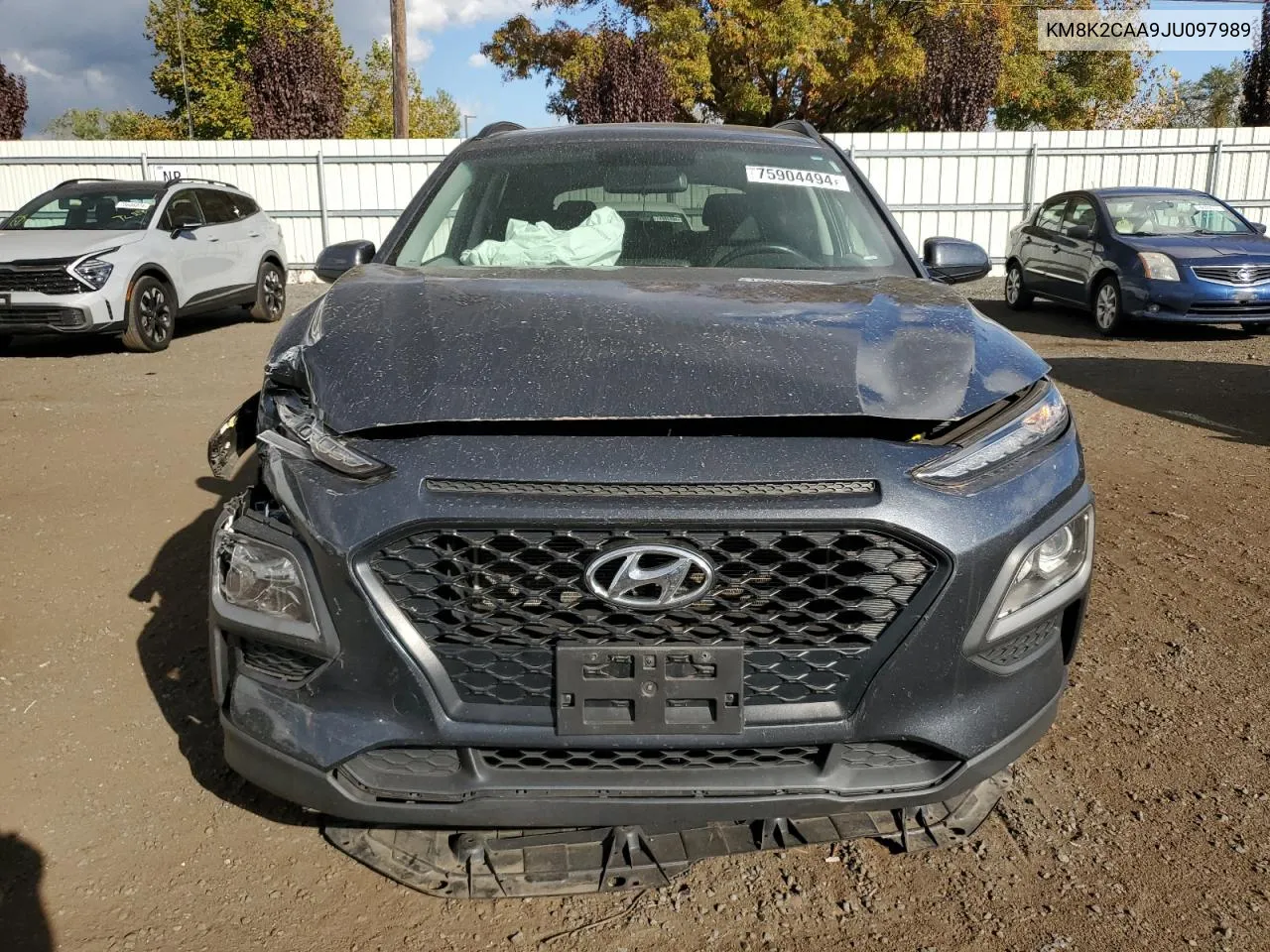 2018 Hyundai Kona Sel VIN: KM8K2CAA9JU097989 Lot: 75904494