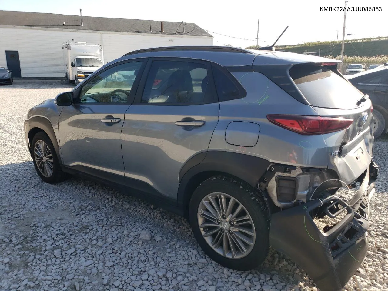 2018 Hyundai Kona Sel VIN: KM8K22AA3JU086853 Lot: 75916594